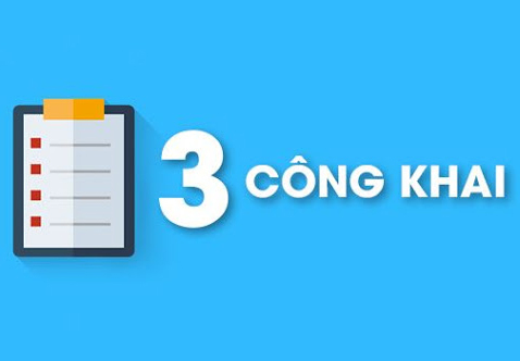 CÔNG KHAI CÁC KHOẢN THU CHI ĐẦU NĂM HỌC 2021-2022