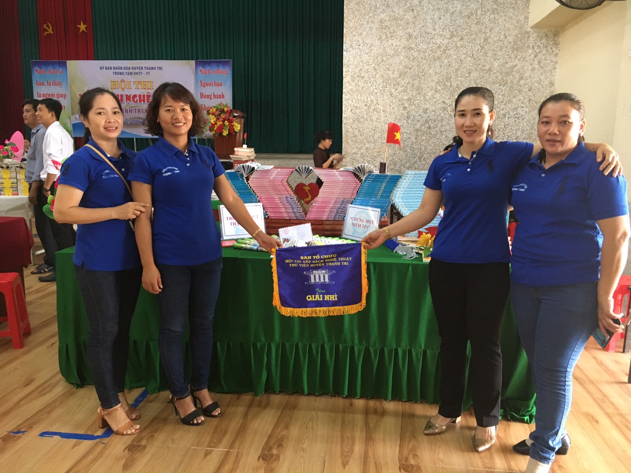 Trường THPT Thạnh Tân đạt giải nhì Hội thi “Xếp sách nghệ thuật năm 2020”